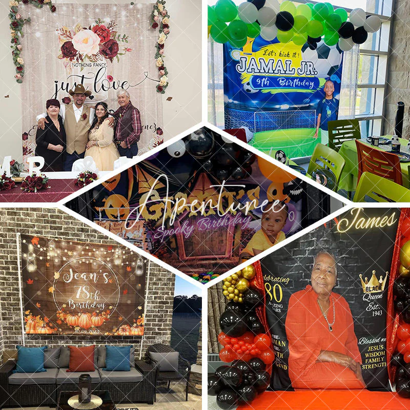 Aperturee Cheers To 40 Years Custom Name Anniversary Backdrop - Image 6