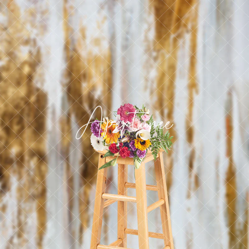 Gray Gold Abstract Texture Photography Backdrop - Image 3