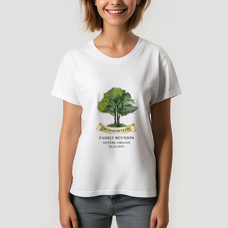 Summer Family Reunion Tree Vacation Custom TShirt - Image 3